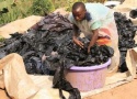 Plastik-Recycling in Ruanda. Foto: Eva Ursprung.