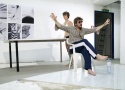 zweite liga fr kunst und kultur, Christina Lederhaas, Johannes Schrettle - "Walter + Denise Work Life Balance"; Foto: Alexandra Gschiel