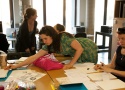 Workshop Emilio Fantin, Alissa Firth-Eagland, Alessandra Pomarico - Building a Living Biblioraphy; Foto: Alexandra Gschiel