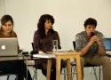 Alessandra Pomarico, Alissa Firth-Eagland, Emilio Fantin - Building a Living Biblioraphy; Foto: Alexandra Gschiel
