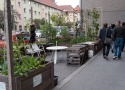 Urban Gardening vor dem Stadtteilzentrum Triester Straße, Foto: Karin Petrowitsch