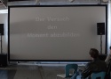 "Der Versuch den Moment abzubilden", Stefan Schmid, Videostill, Foto: Gudrun Lang