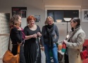 Tina Wirnsberger, Alexandra Gschiel, Gudrun Rönfeld und Marleen Leitner im Atelier von studio asynchrome, Foto: Gudrun Lang