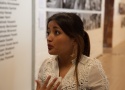 Letzte Führung durch die Ausstellung WE TOGETHER mit der Künstlerin Mohadeseh Panahi, Foto: Gudrun Lang