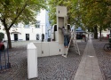 Installation am Färberplatz, Foto: Alexandra Gschiel