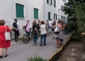 Rundgang mit Gertraud Prgger und Elisabeth Hufnagl -  "Verzauberte Pltzchen im Stadtteil Triester", Foto: Eva Ursprung 