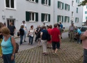Rundgang mit Gertraud Prgger und Elisabeth Hufnagl -  "Verzauberte Pltzchen im Stadtteil Triester", Foto: Eva Ursprung 