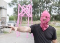 Niki Passath (AT) & Francis Willm (FR) - Pink Trojan Horse - Parade. Foto: Peter Brandstätter