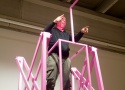 Francis Willm (FR) - „Pink Trojan Horse Parade“, Performance, Foto: Karin Petrowitsch