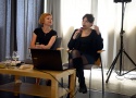 Petra Sieder-Grabner im Gespräch mit Stefanie Holler; Foto: Karin Petrowitsch