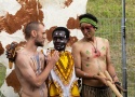 Jojo Emeka & friends - "Das geht auf keine Kuhhaut mehr", Installation und Performance, Foto: Alexandra Gschiel
